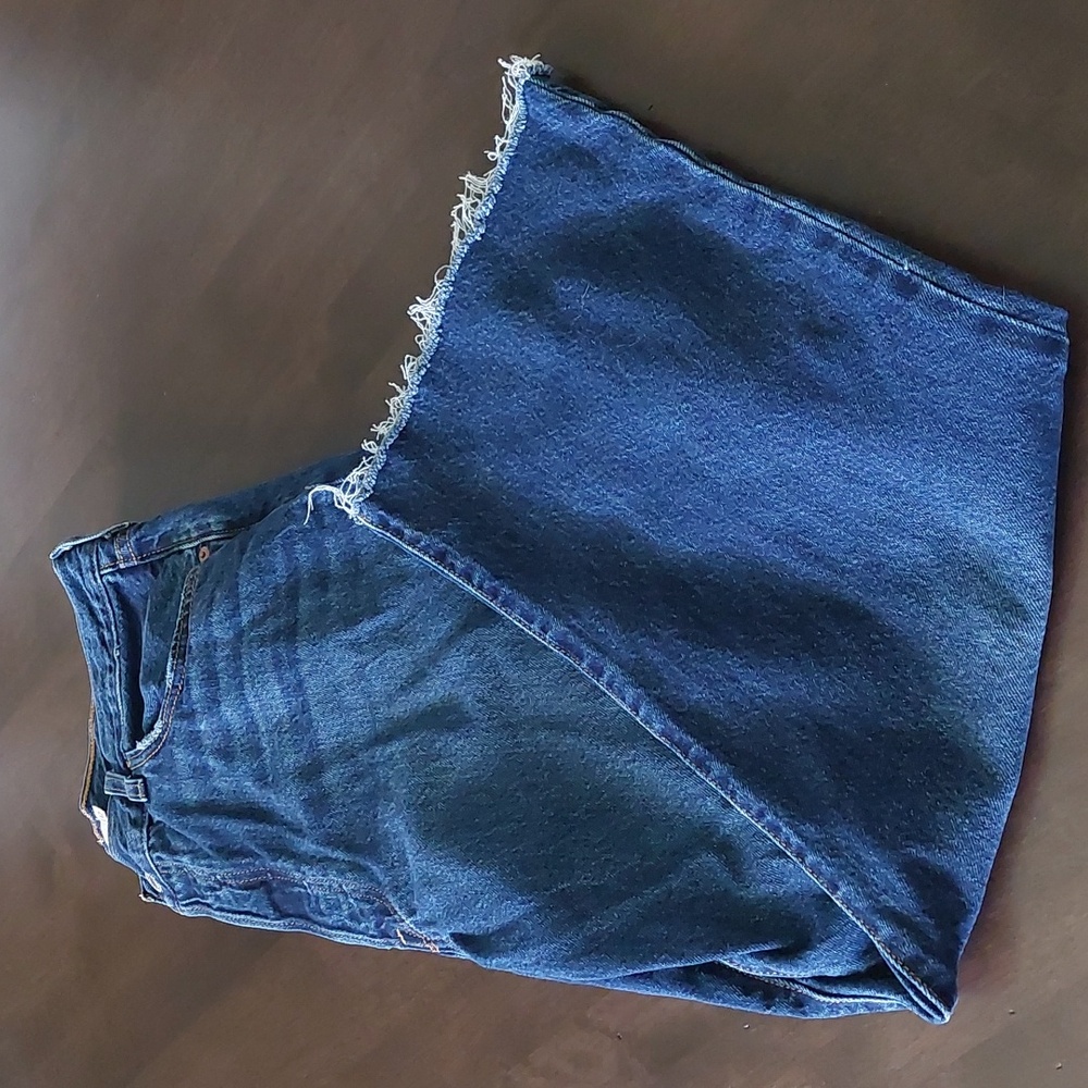 Levi's Dark Blue Straight Leg Women's Jeans